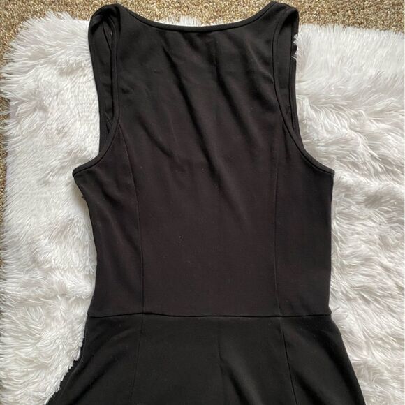 Joie Dress Sleeveless Black Flowy Stretchy Skater Rayon Spandex Women’s Sz Small - Picture 7 of 9